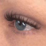 natural eyelash extensions SIDE